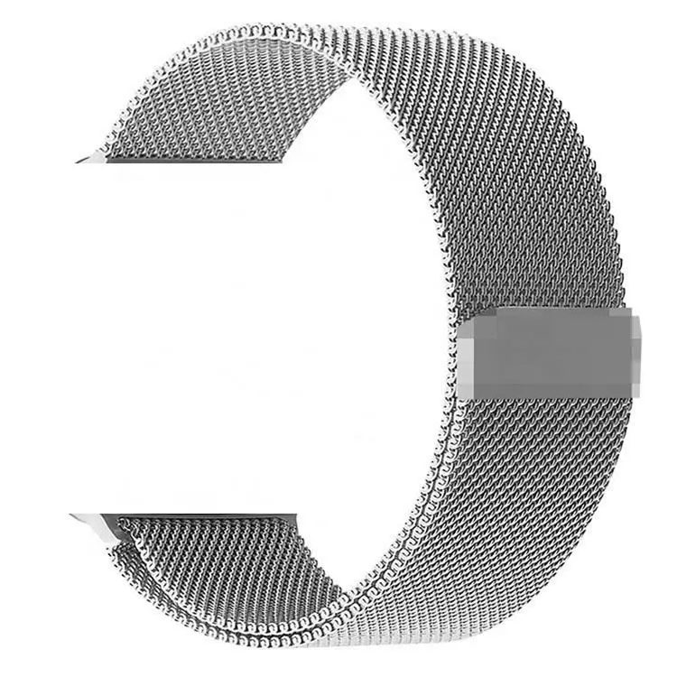 SKYLET Stainless Steel Mesh Milanese Loop Replacement Watch Band for Apple Watch Series 7 6 5 4 3 2 1