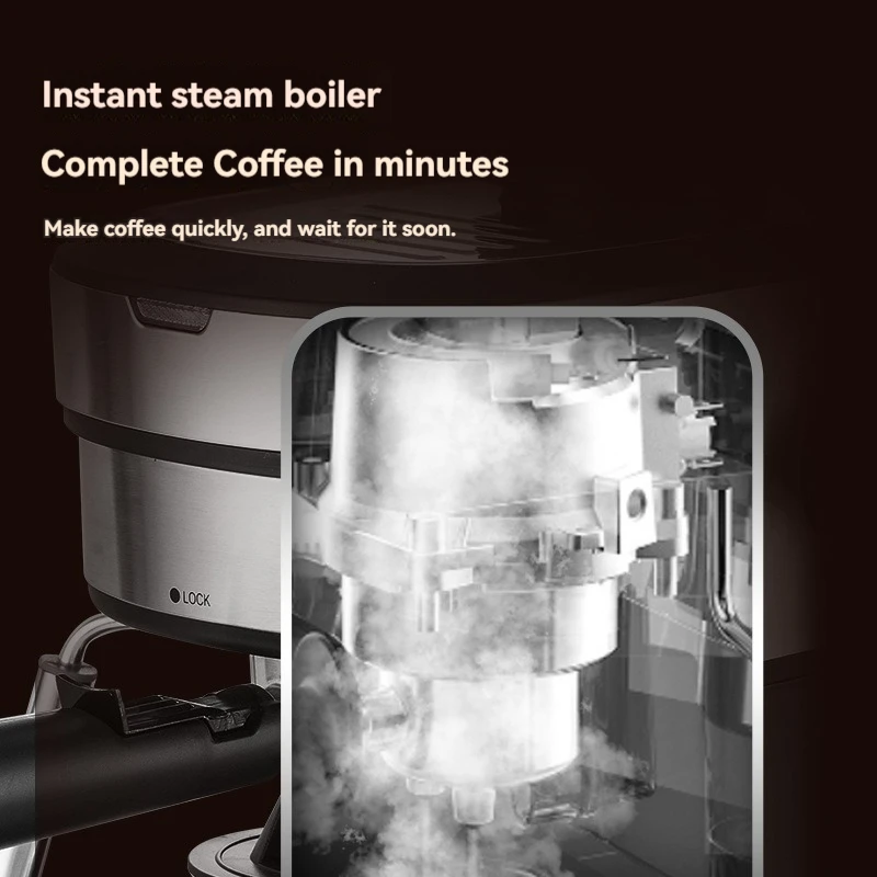 Hot Sale Household Automatic Smart Digital Button 20 Bar Italy Pump 800W Boiler Latte Cappuccino Espresso Maker Coffee Machine