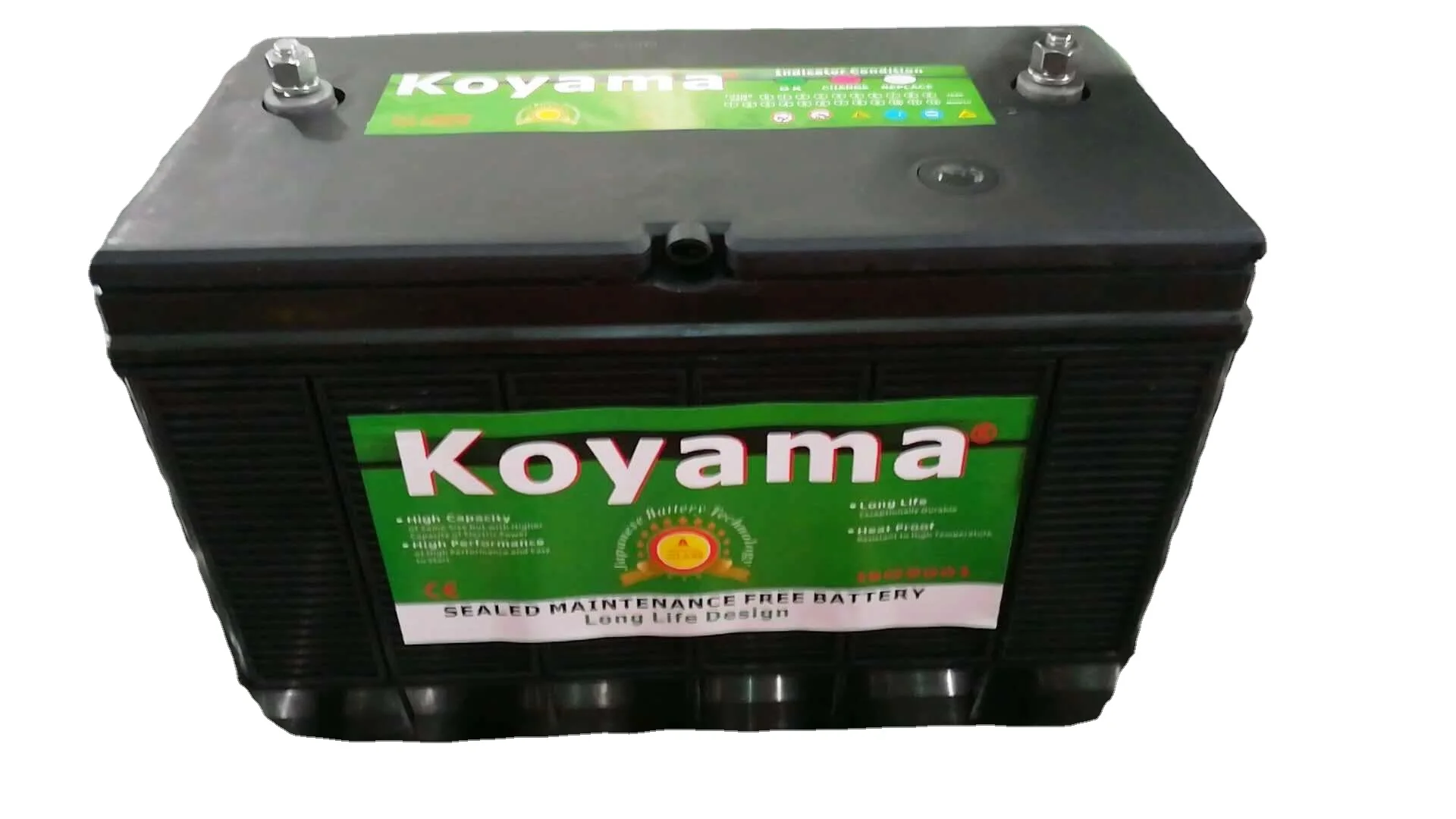 MF Automotive Lead Acid Battery Japanese Vehicles JIS Standard 12V 32AH 80AH Maintenance Free Car Battery UPS 48V 150AH Capacity