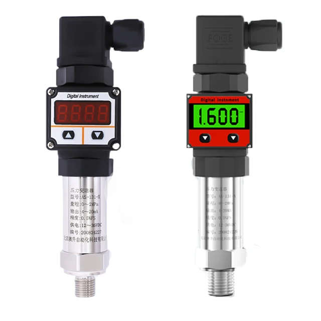 AOSHENG Low cost 4-20mA/0-10V/0-5V pressure transmitter/ Vacuum transmitter sensor with high quality