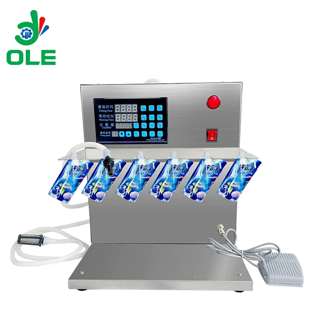Automatic Stand Up Bag Suction Nozzle Bag Filling Machine Drinking Water Soybean Milk Juice Doypack Filling Machine