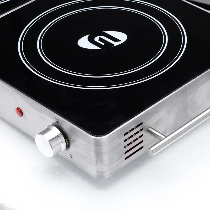 Customization Household Cooking Glass Ceramic Electric Stove Portable Countertop Burner Double Infrared Cooker