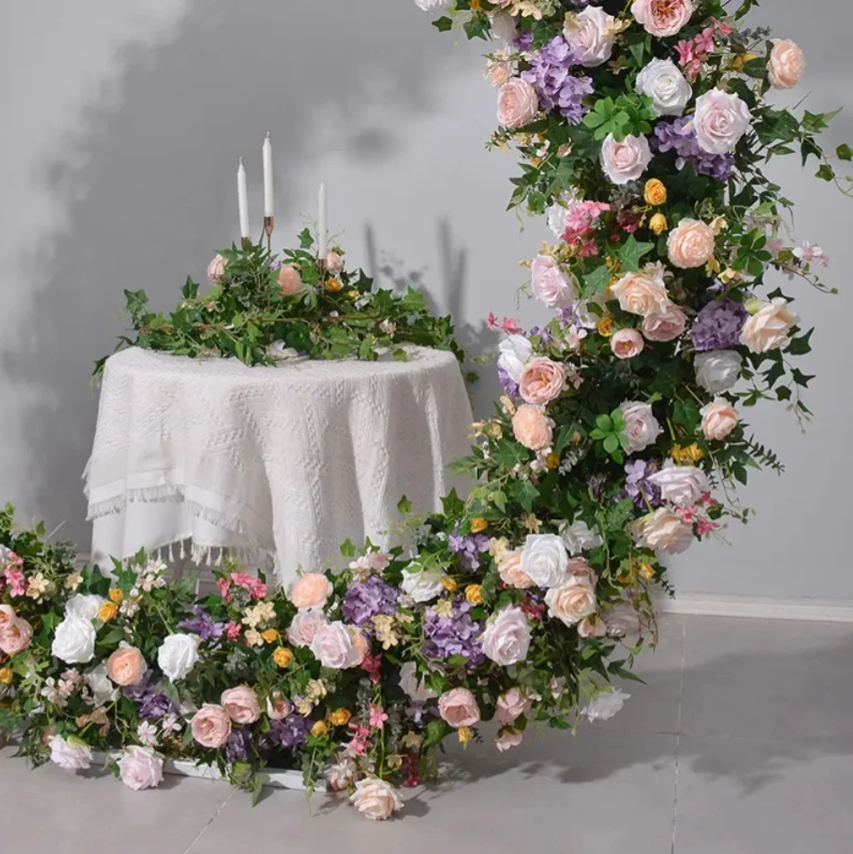 Wedding Arch Decoration Artificial Flowers Metal Frame Bracket for Stage Background for Wedding or Stage Design