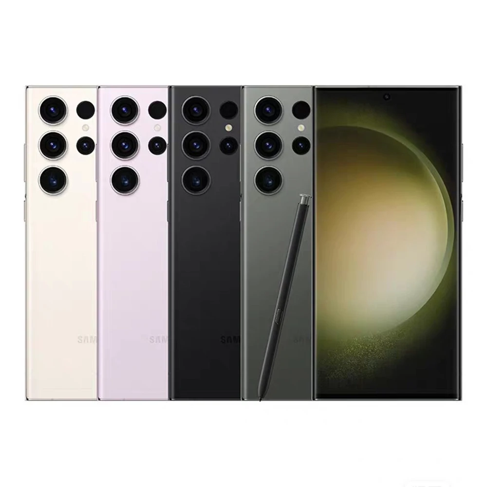 2023 смартфон для Samsung S23 Ultra 5G android 13 Оригинальный разблокированный мобильный телефон 6 8 дюймов 12 ГБ + 512 мобильные