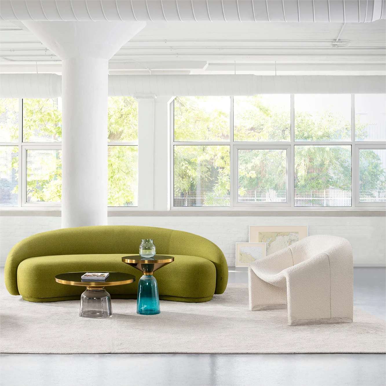 Modern Three-Seat Office Sofa Set with Single Seat Online Wholesale Leather and Fabric Cover for Living Room