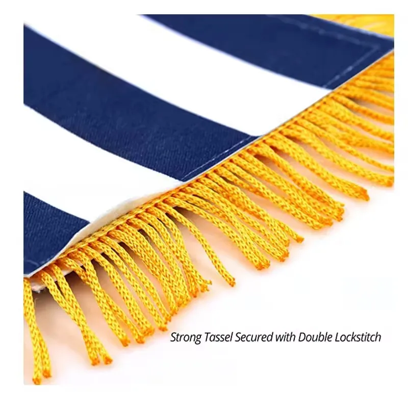 4*6 Inch Rhode Island Fringy Window Hanging Mini Car Small Flag Banner For Rear View Mirror Decoration