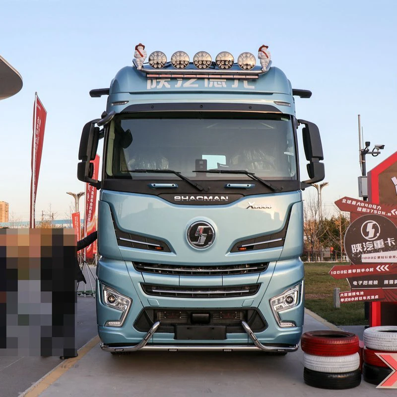 Shacman Новый X6000 6x4 CNG газовый тягач с прицепом 30тонный Howo для продажи 8x4 приводное колесо