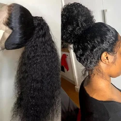 GD Wholesale 13x4 13x6 360 Lace Front Human Hair Wigs,Transparent Swiss Lace Front 360 Curly Wig Brazilian Virgin Hair Wigs