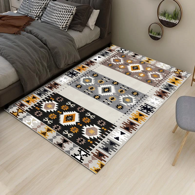 simple commercial Geometric  polyester 3d shaggy carpet for home living room