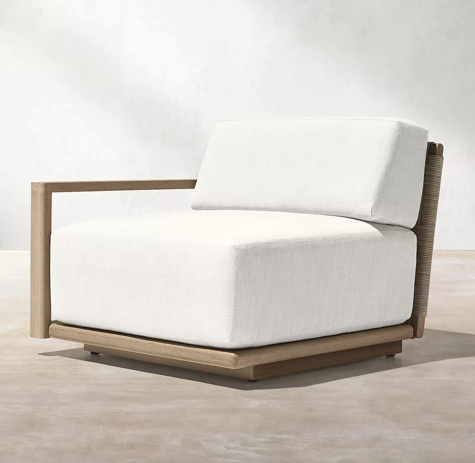 Outdoor Garden Courtyard Teak Weaving Vine Sofa Outdoor Terrace Villa Hotel Terrace Modern Furniture
