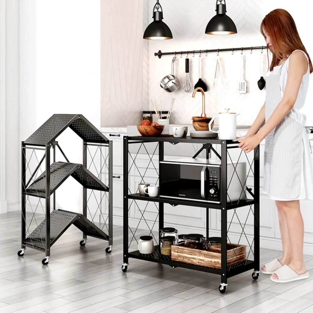 Home And Kitchen Accessories Dish Drying Rack Over Sink Kitchen Folding Storage Shelf Rack