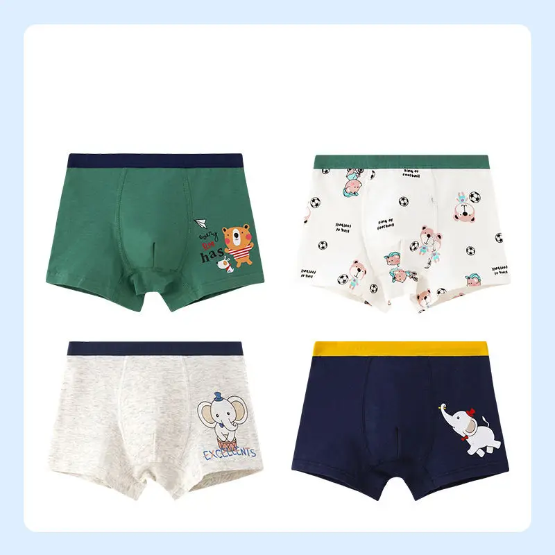Little Kids Fancy Underwear Boy Boxer Lingerie Children Thong Underpants Kids Underwear Briefs