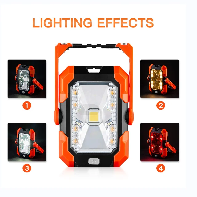 High brightness and long working time Solar powered working lights QF-192