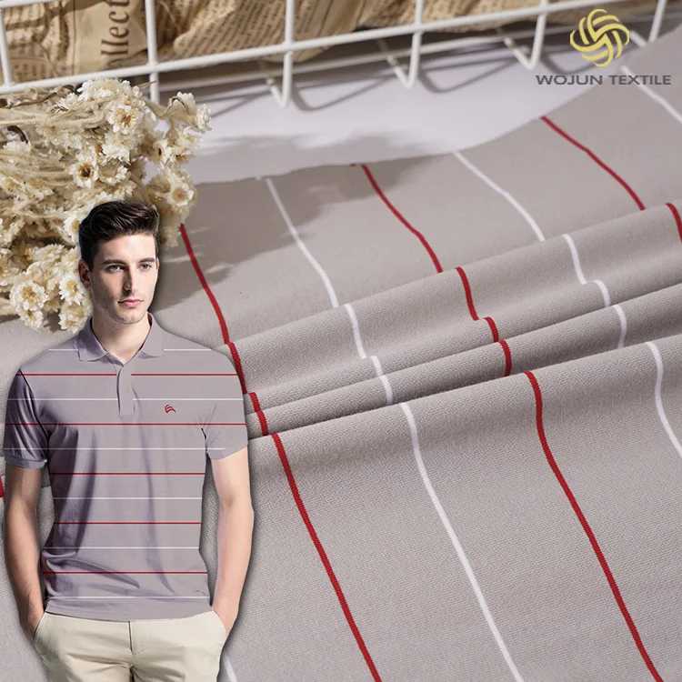 
High quality 95% cotton 5% spandex smooth knitting single jersey mercerized cotton fabric in bulk dress 