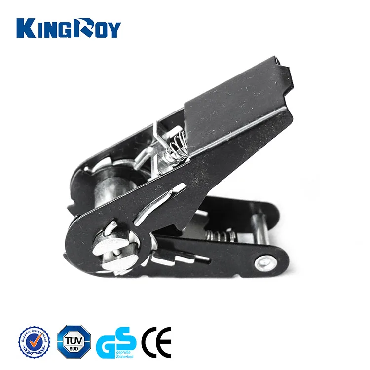 Kingroy E-coating black 1inch/25mm light duty ratchet belt buckle