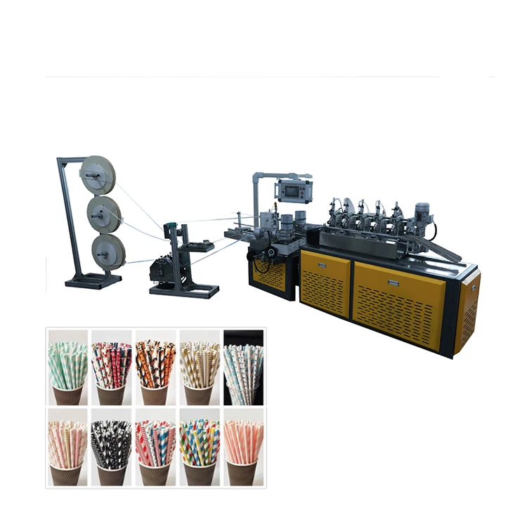 Drinking paper price straw mat making machine, paper straw packaging machine