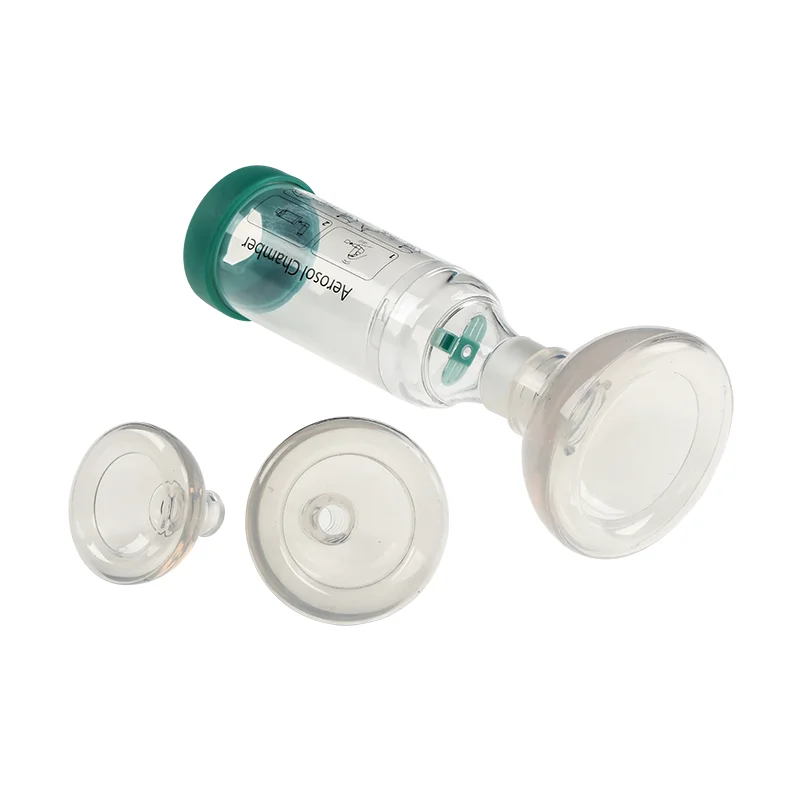 medical grade silicone pet aerosol chamber for asthma cat spacer inhaler