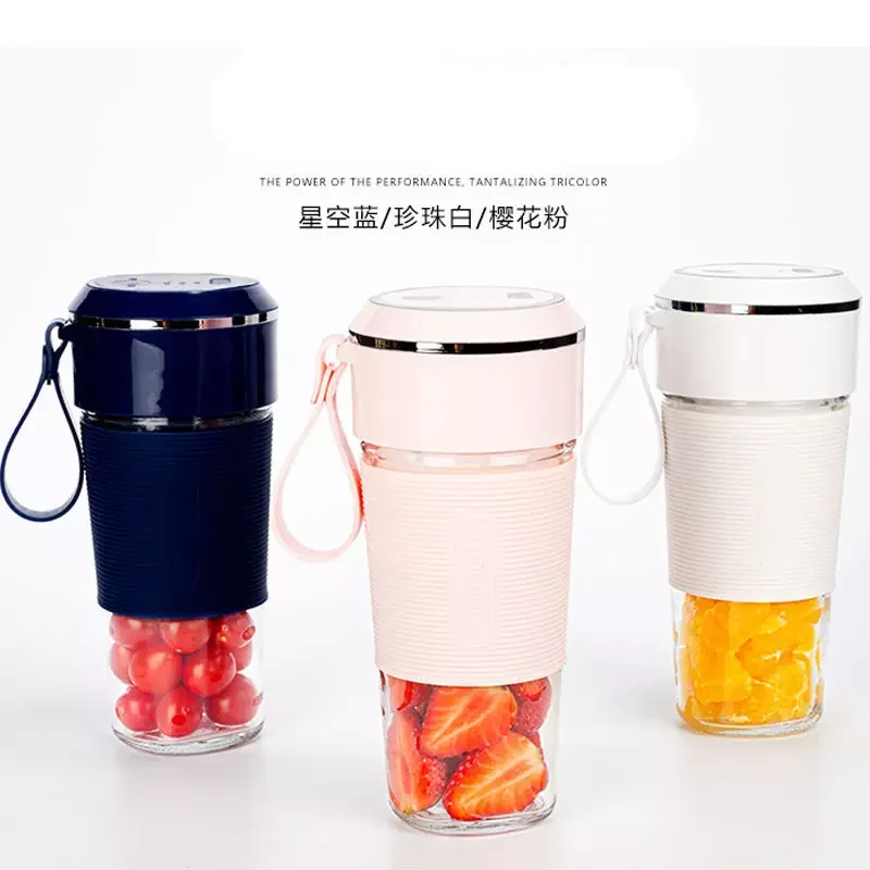 Top sell Juicer Popular USB Blender Juicer Mini Electric Portable Rechargeable Travel High Quality 380ml 6 Blades