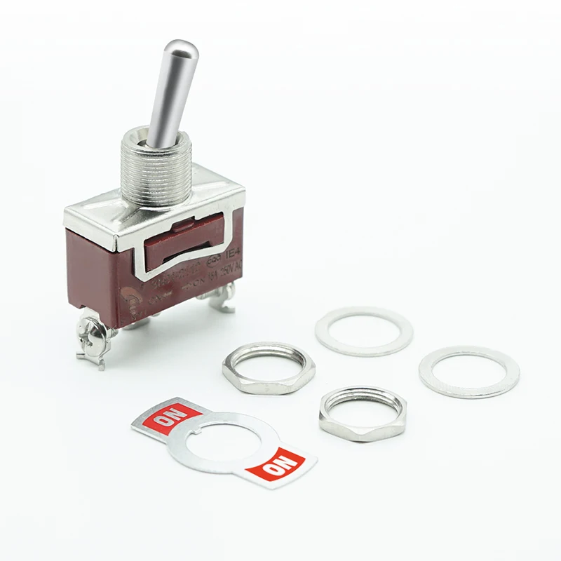 Stainless Steel Waterproof Toggle Swith 12V Heavy Duty Toggle Switch ON OFF ON Car Metal SPDT SPST 15A 250V