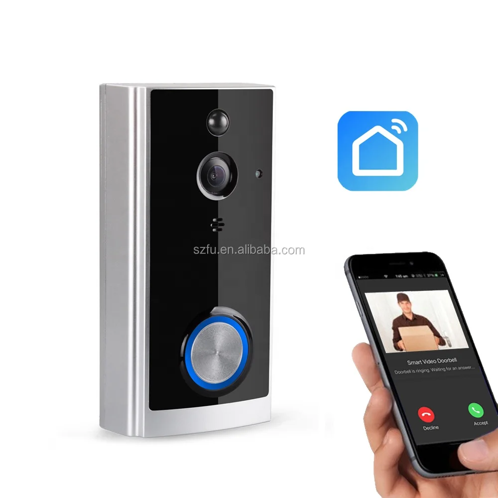 WI-FI Video Door Phone Door Bell WIFI  Camera For Apartments IP Video Intercom IR Alarm Wireless Security Camera Cam  Doorbell