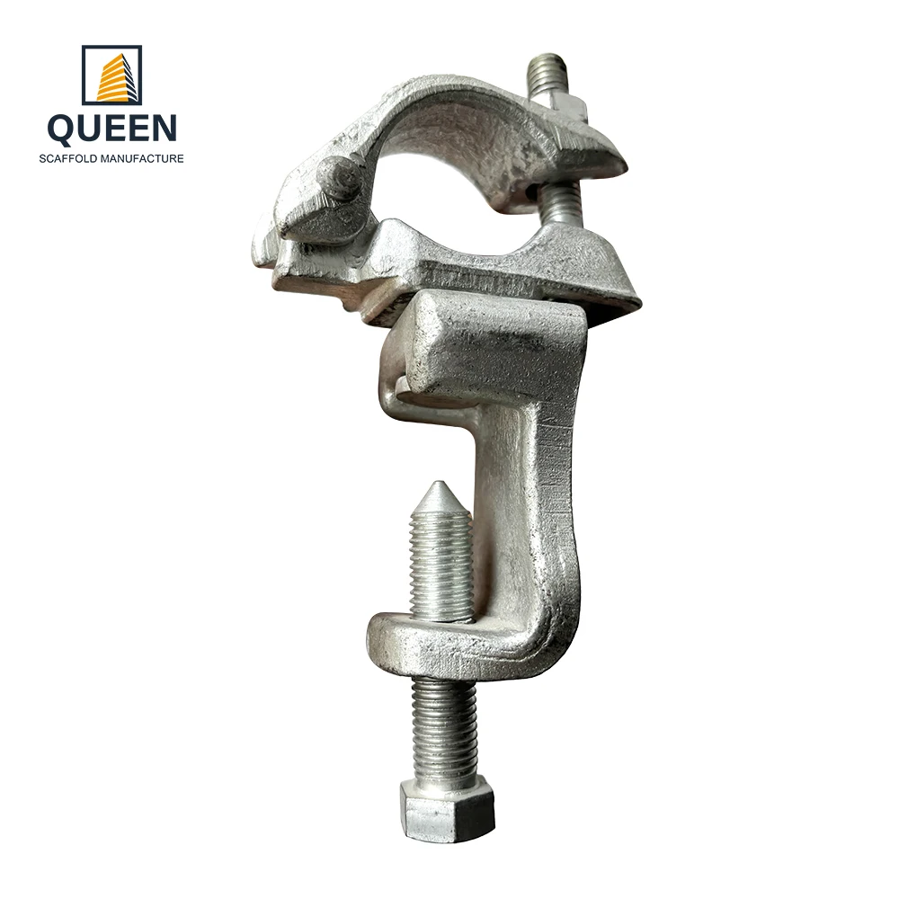 LINYI QUEEN BS1139 Drop Forged Adjustable Swivel Girder Coupler For Tubular Scaffolding Pipe and Fittings Parts