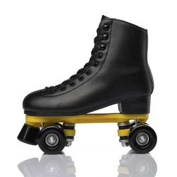 2022 Hot Sale PVC double row shoes manufacturing small orders traditional roller skates
