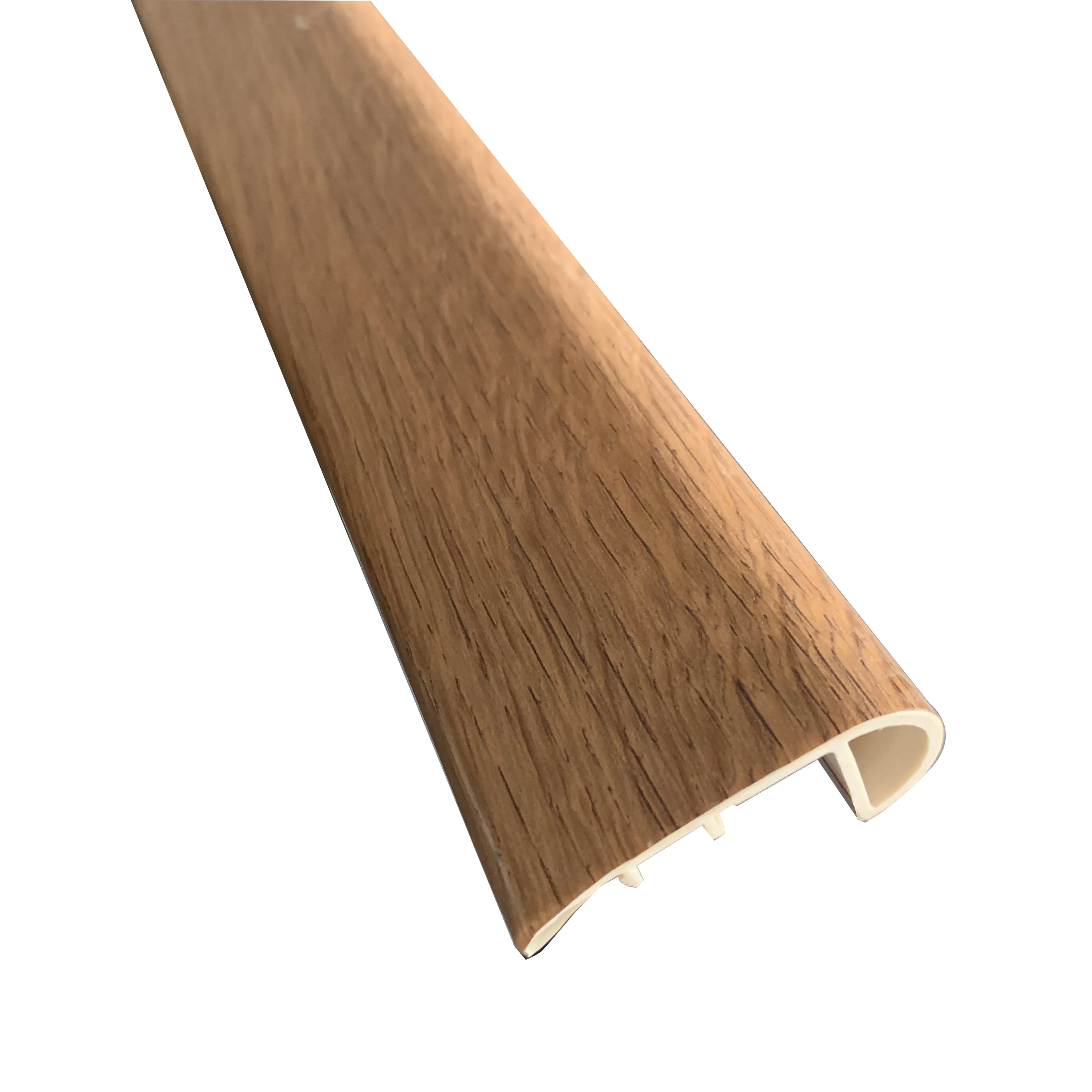 SPC/WPC/ламинированный перекрытый лестничный нос 55 мм x 25 напольные аксессуары экологически чистые молдинги