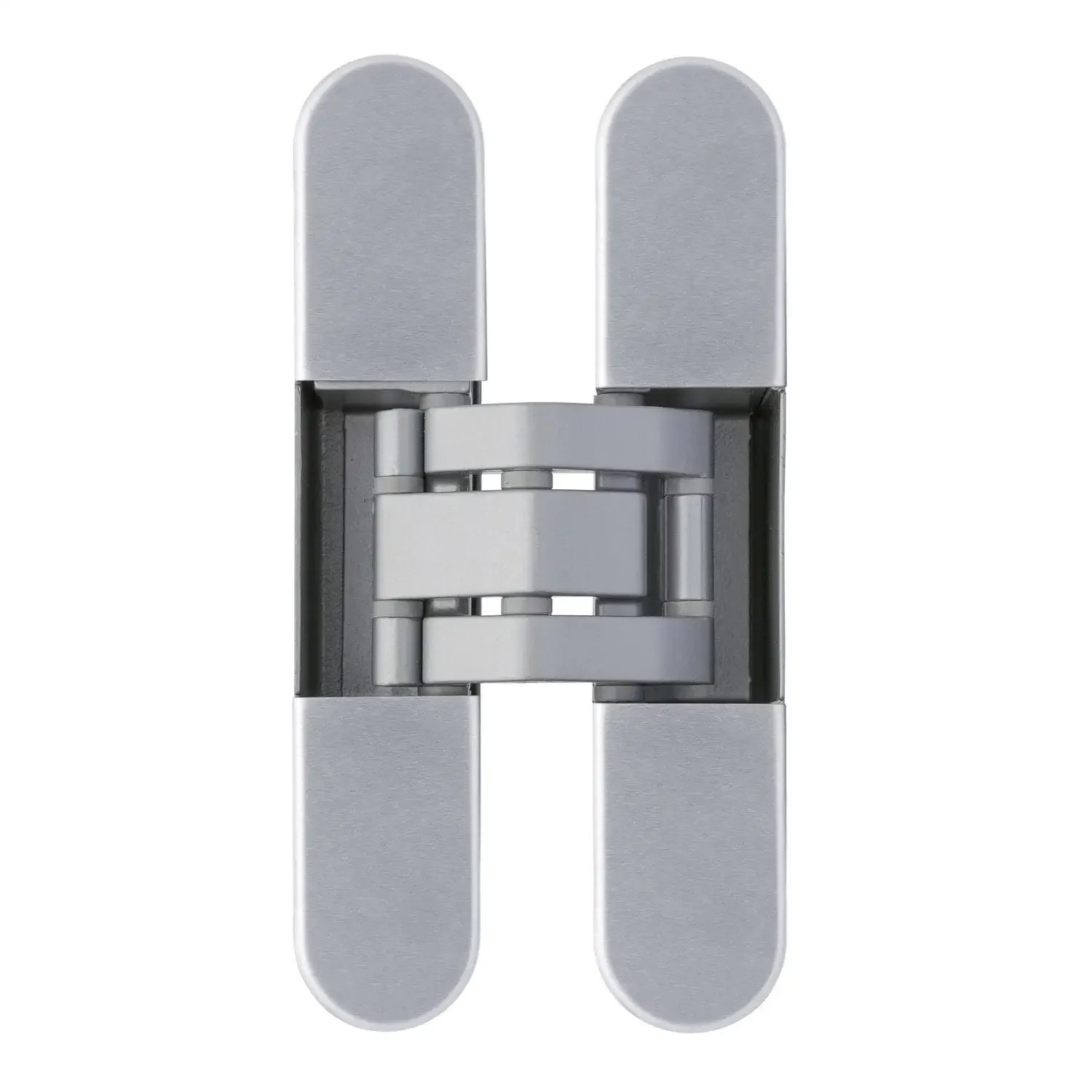 180 Degree Concealed Invisible Door Hinge Zinc Alloy 3D Adjustable Butt Hinge for Hidden Door Swing Door
