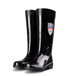 Black tall waterproof Wellington boots Cheap PVC Wellington boots with factory prices and fast delivery rainboots