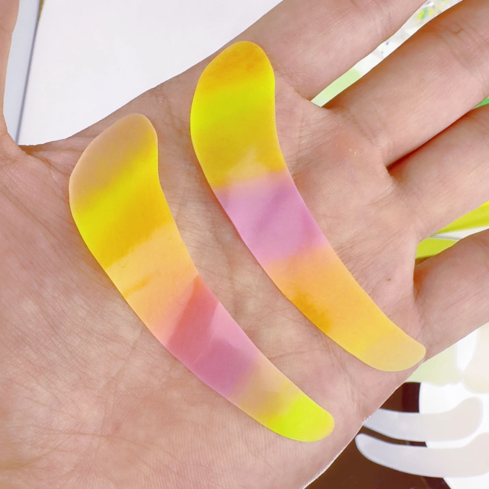 Silicone Eye Patches Reusable Lash Cover Flex Shield Self Sticky Eyelash Extension Pads Elastic Silicone Mask For Lash Lift Tint