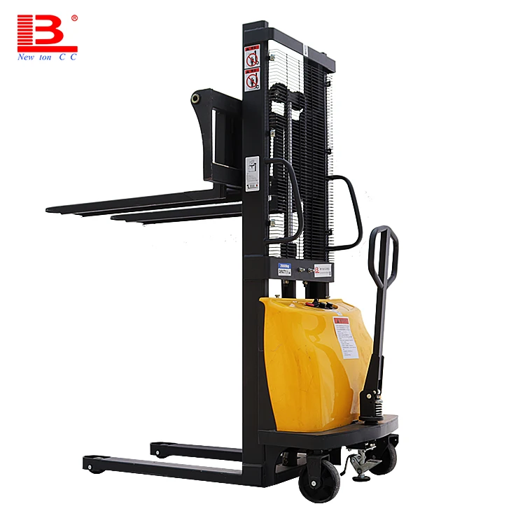Stacker factory semi-electric pallet stacker 1.5 ton 3 meter high lift quality machine semi electric lifter for sale