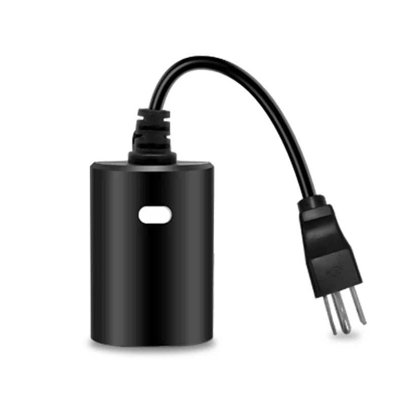 WiFi Smart Power Outlet Socket Wireless Control With Outdoor Surge Protector Waterproof 3-way Plug/ Socket