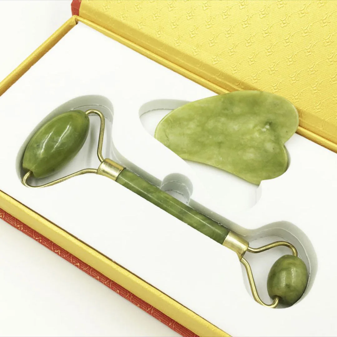 Нефритовые ролики и набор для ухода за кожей массажный ролик лица инструмент массажа инструменты косметические