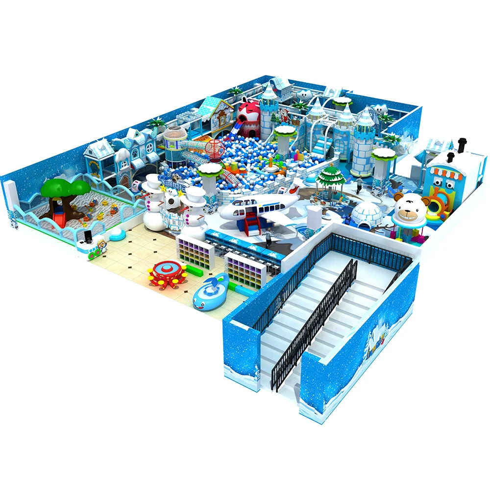 New Arrival Snow Park Children Soft Play Indoor Playground Set Baby Indoor Playground Amusement Equipment Prices for Kids