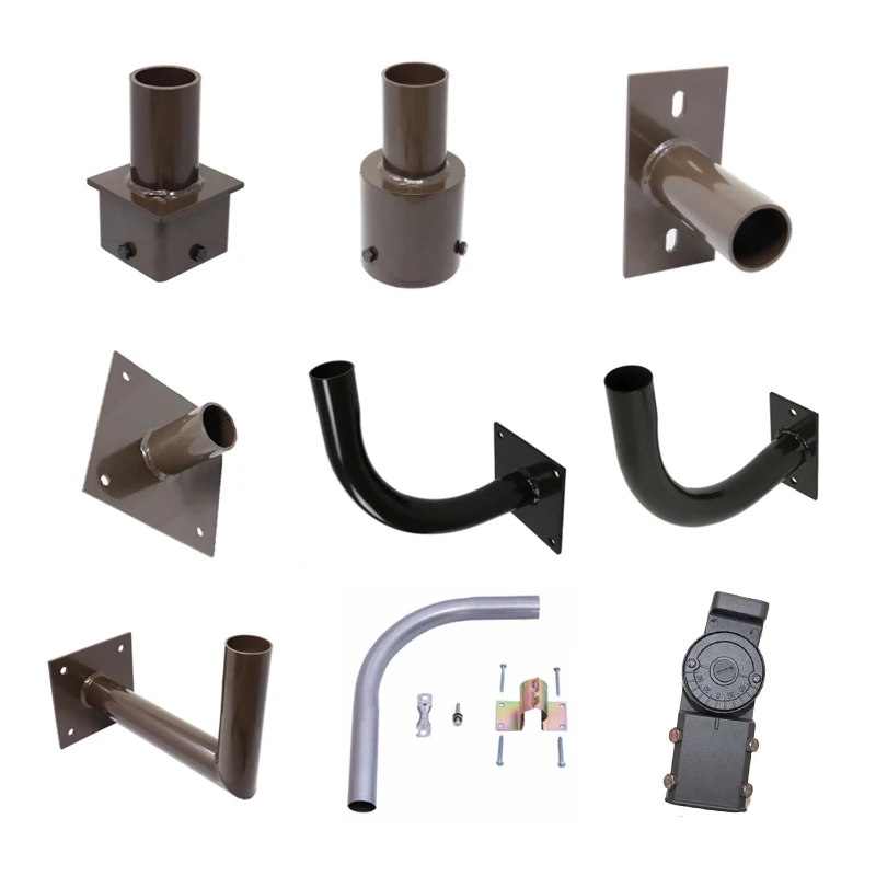 3 inch 4 inch 5 inch Square Poles Top Mount Heavy Duty Steel Tenon Adapter