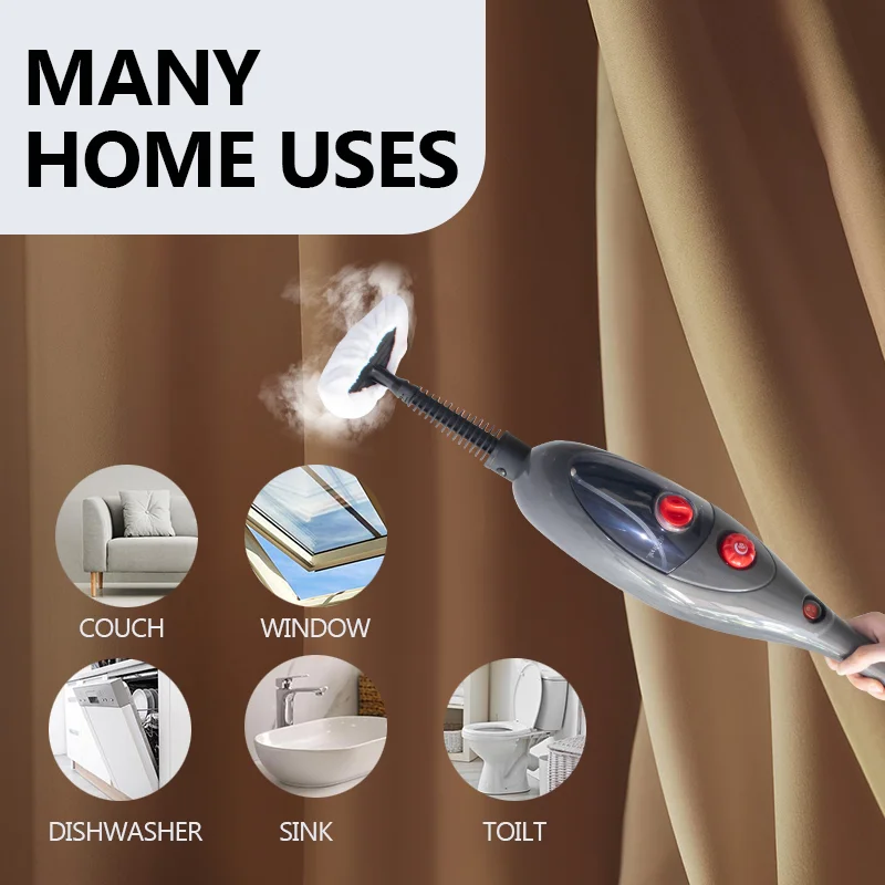 Purolf Steam Floor Cleaner Household Cleaning Mop Wet Dry High Pressure Steam Vacuum Cleaner