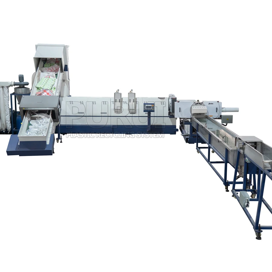 pp filament recycling PELLETIZING MACHINE plastic granulator