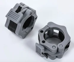 Weightlifting Fitness Training 2 inch Quick Release Pro Barbell Clamps Collars Clips