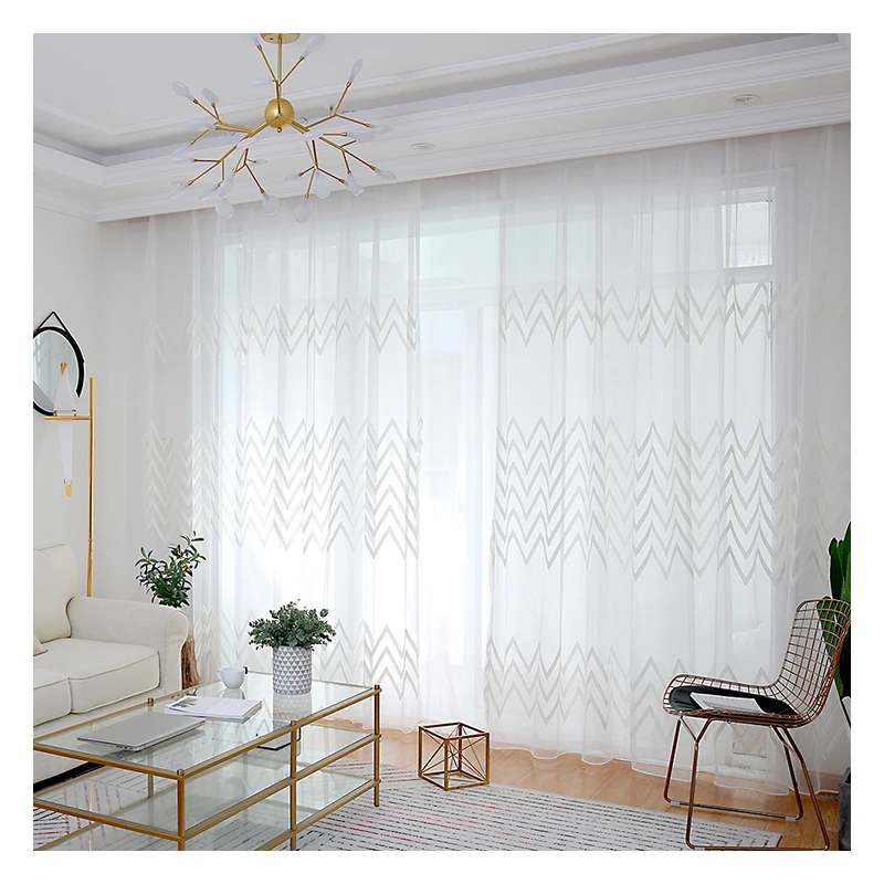 Innermor Ribbon Curtains Faux Linen Elegant Curtain for Kitchen Bedroom Ready Made Curtain for Living Room Modern Customized