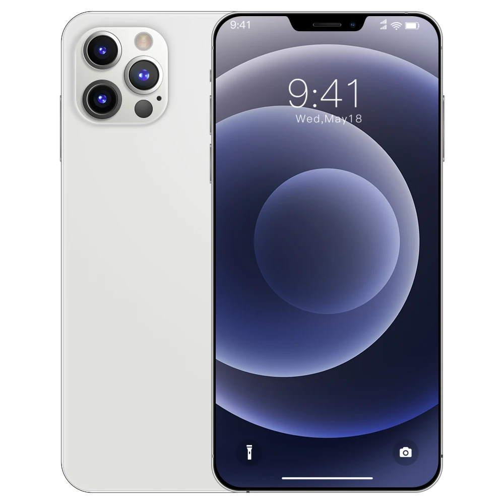  I12 pro max смартфон с 5 5-дюймовым дисплеем ОЗУ 8 Гб ПЗУ 6 7 ГБ 256