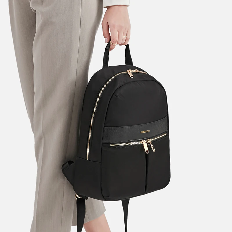 Custom Logo Durable Business Travel Waterproof Black Women Laptop Backpack Cheap 13.3/14/15.6 Inch Student Laptop Backpack