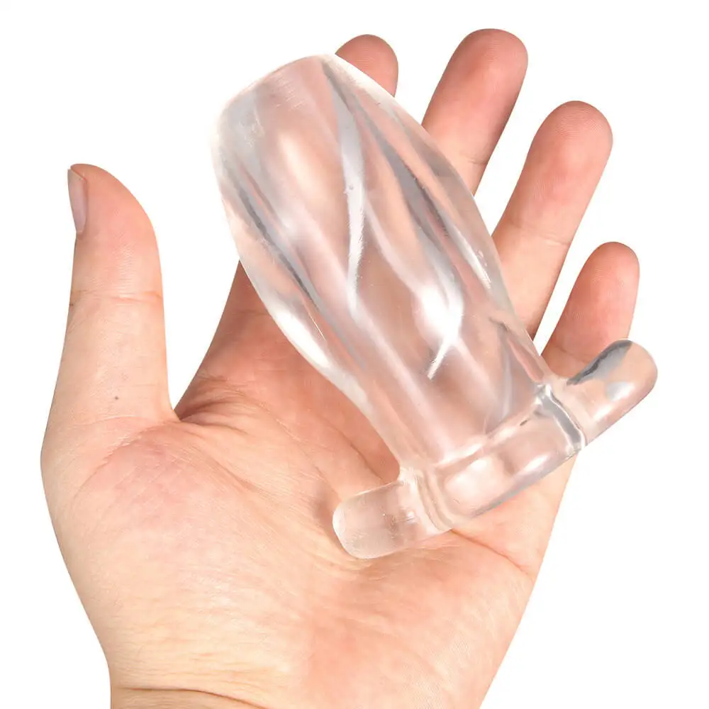 Highly Transparent Peeping Anal And Anal Plug In Hollow Hollow Vestibular Door Plug Enema For Cleaning Men