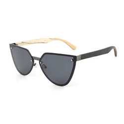 Fashion stylish 2022 women retro black clear lenses ladies square thin cat eye sunglasses