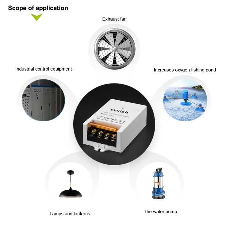 smart home 2 gang switch ac smart switch controller for water pump  and ac 250v 220v 3km Wireless Smart remote control switches