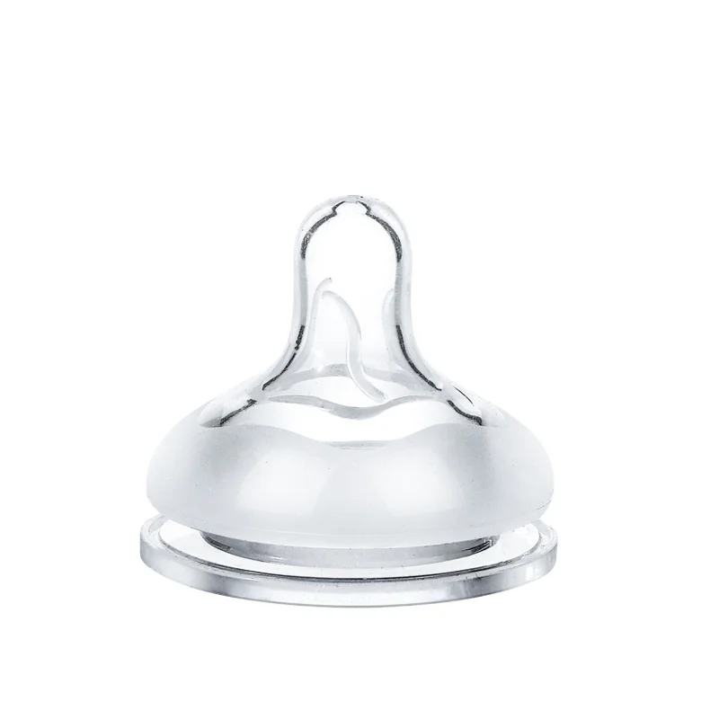 Wholesale Eco Friendly Soft Silicone Baby Teats Wide Neck Super Soft Baby Nipple