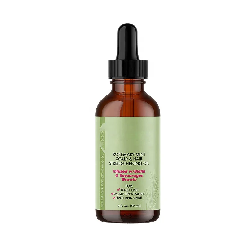 USA UK inStock Private Label Natural Organic Rosemary Essential Oil Women Black Hair Care Products Rosemary Oil Hair Growth