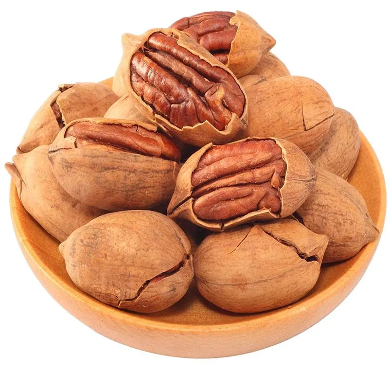 Здоровые органические смешанные орехи пекан орехи необработанные жареные орехи пекан