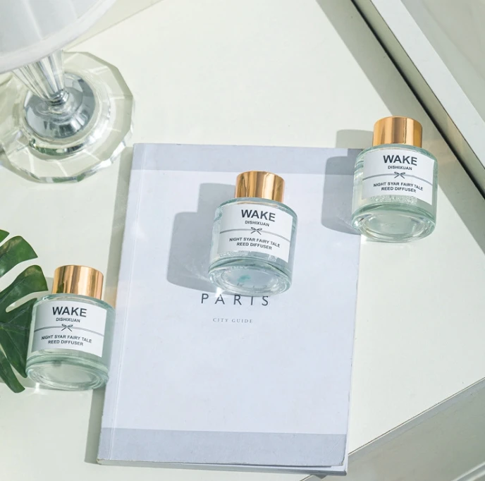 50ml Wholesale Luxury Design Home Decorative Aromatherapy Essential Oil Fragrance Perfume Bottle Reed Diffuser For Home Decor