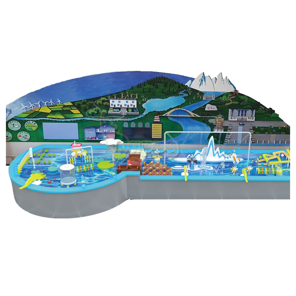 Custom Size Science Museum Exhibit water interactive exhibits equipment indoor playground educational play set for kids
