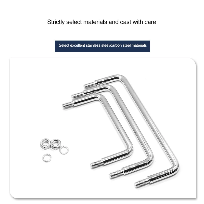 JAYA 304 stainless steel industrial handle Carbon steel distribution box equipment external screw handle handle external screw